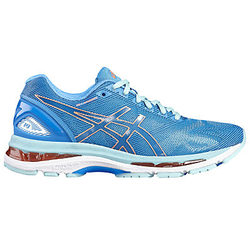 Asics Gel-Nimbus 19 Women's Running Shoes, Blue/Pink